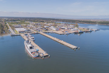 Click to Read Aerial Shoot of Portsmouth USCG Base