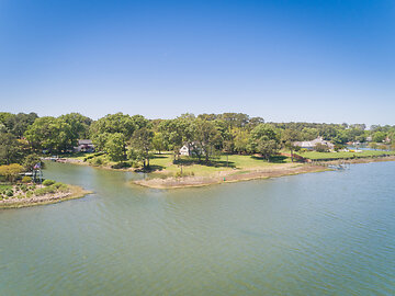 Click to Read Virginia Beach aerial waterfront lot shoot