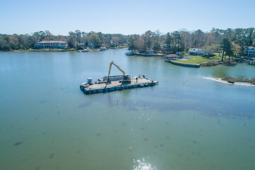 Click to Read A Virginia Beach aerial shoot of an oyster reef